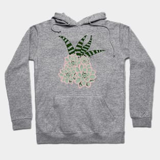 Succulent Flowers Hoodie